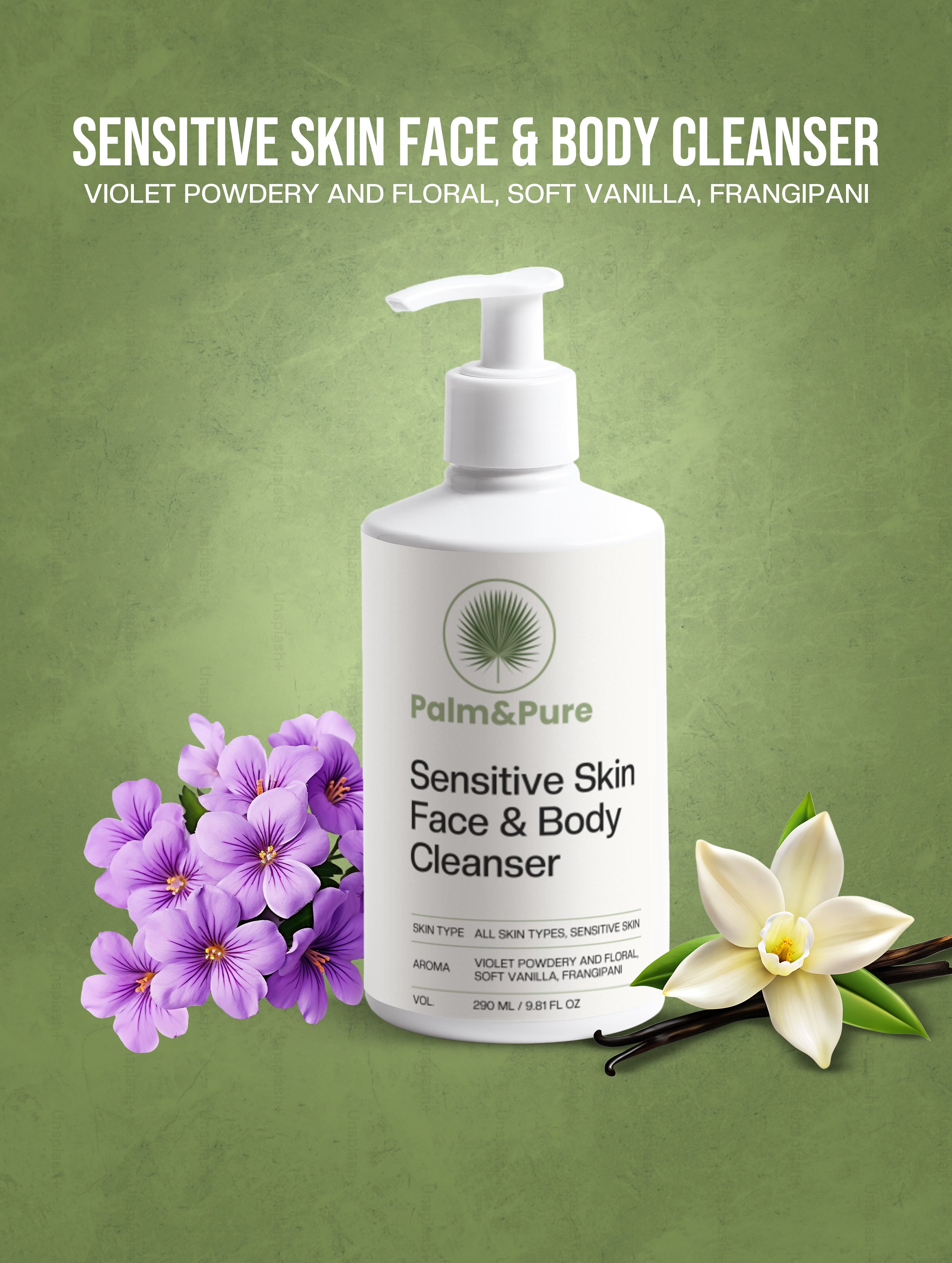 Sensitive Skin Face & Body Cleanser