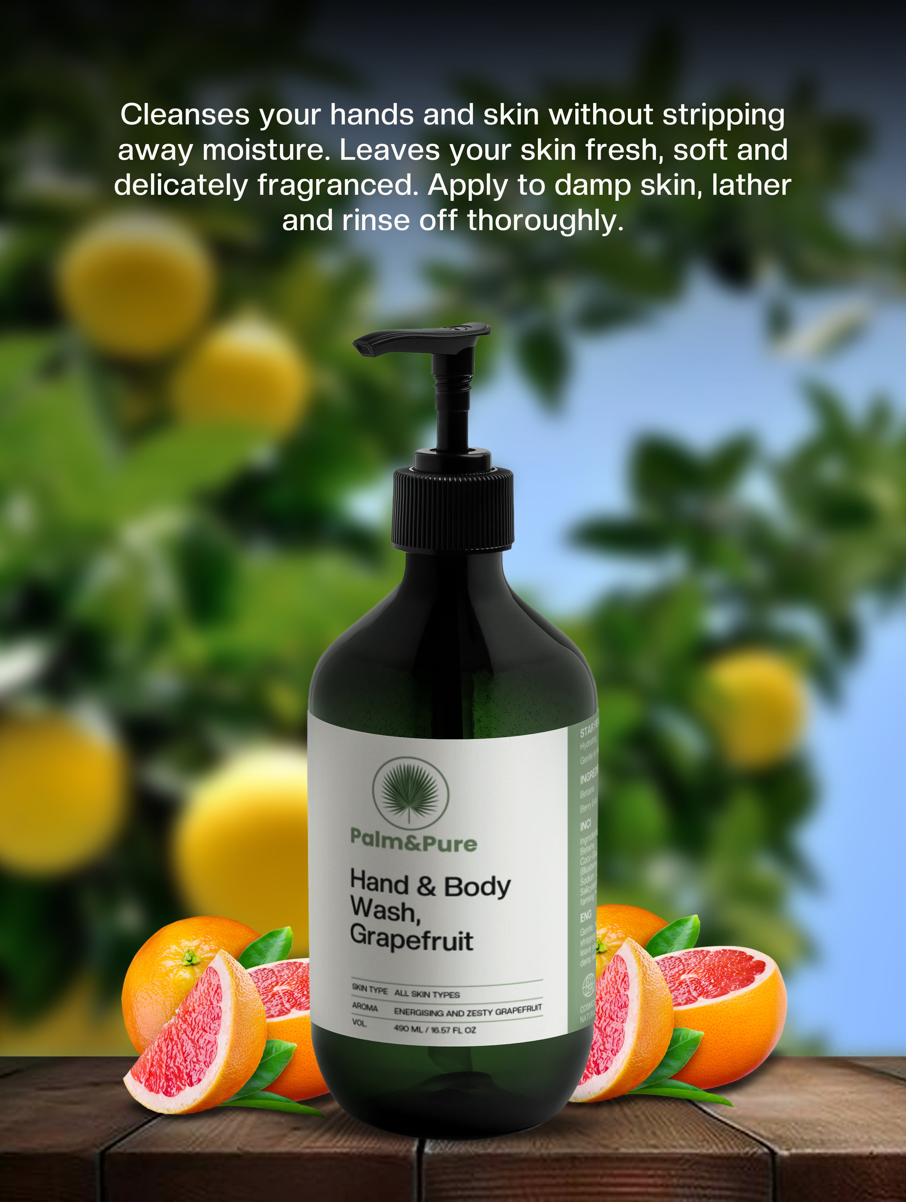 Hand & Body Wash, Grapefruit