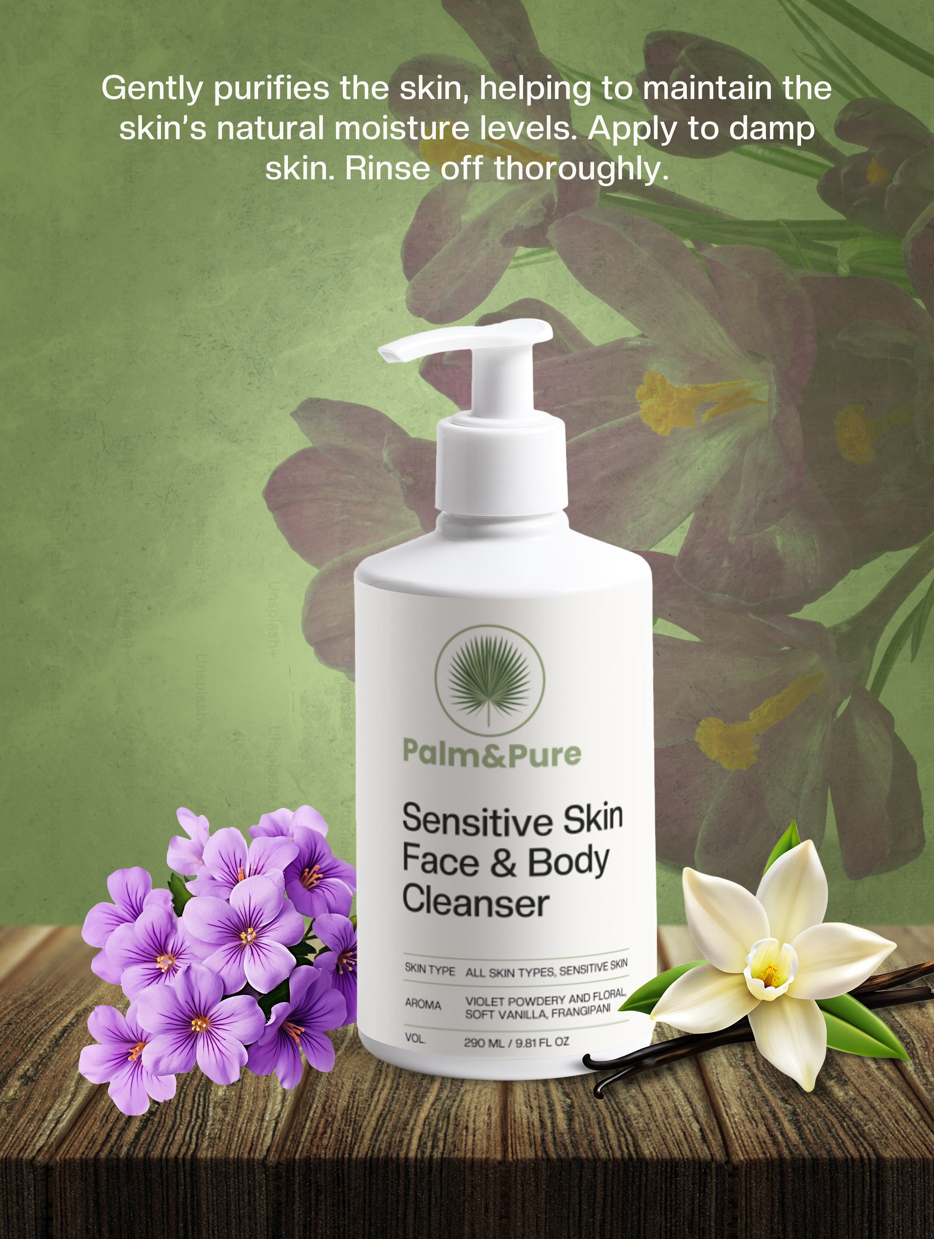 Sensitive Skin Face & Body Cleanser